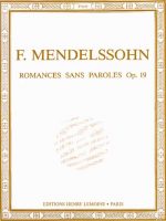 Romances Sans Paroles Op. 19 - Couverture