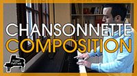 Chansonnette : première composition piano