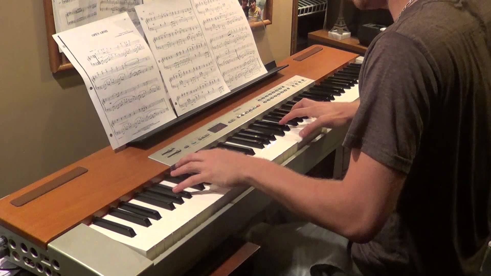 journey open arms piano cover