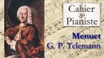 13 – MENUET de Georg Philipp Telemann <span class="titlered">[lecahierdupianiste]</span>