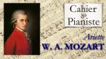 22 – ARIETTE de Wolfgang Amadeus Mozart <span class="titlered">[lecahierdupianiste]</span>