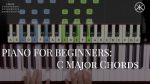 Piano For Absolute Beginners: Lesson 1:B | C Major Triad Chords [Karim Kamar]