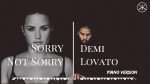 Sorry Not Sorry – Demi Lovato – Soft Piano cover [Karim Kamar]