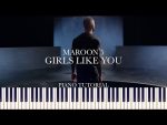 Maroon 5 – Girls Like You (Piano Tutorial + Sheets) [NEW TUTORIAL CHANNEL IN DESCRIPTION] [Kim Bo]