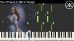 H.I.P.I : Never Enough – The Greatest Showman – Karim Kamar [Piano Tutorial] (Synthesia) [Karim Kamar]