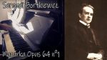 Sergueï Bortkiewicz (Сергей Борткевич) – Mazurka (мазурка) Opus 64 n°1 – Piano [Pascal Mencarelli]