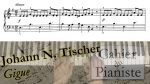 Johann N. Tischer – Gigue (Mi mineur) [lecahierdupianiste]