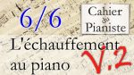 L’échauffement au piano n°6 – Étirements circulaires des poignets [lecahierdupianiste]