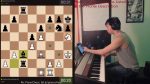 Playing « The Swan » by Saint-Saëns While Playing a 2607 Online Rated Chess Player [Video Game Pianist]