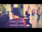 Playing relaxing (no crowd gathering) songs in a shopping centre (public piano in corona time) [Kim Bo]
