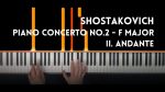 Shostakovich – Piano Concerto No. 2: II. Andante [Mark Fowler]