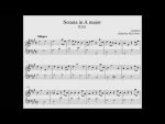 Scarlatti – Sonata in A major, K322 (Sheet music) [MX Chan]