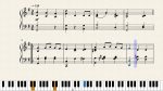 [MuseScore] Apprendre We wish you a merry Christmas au piano – Version difficile [lecahierdupianiste]