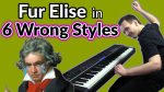 Fur Elise, but it’s in 6 wrong piano styles. [Jonny May]