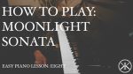 Easy Piano Lesson: 8 – Sustain pedal use. How to play Moonlight Sonata | Ave Maria [Karim Kamar]