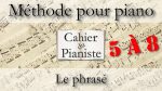 [1.8.2] Le phrasé (Legato et staccato) Mélodies 5, 6, 7 & 8, Apprendre le piano, méthode pour piano [lecahierdupianiste]