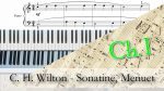 [1.9] Wilton, Sonatine, Menuet – Répertoire pour la méthode pour piano du Cahier du pianiste. [lecahierdupianiste]