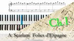 [1.9] A. Scarlatti – Folia d’Espagne débutant – apprendre le piano – répertoire pour le chapitre I [lecahierdupianiste]