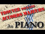 Trouver TOUS les accords majeurs au piano [lecahierdupianiste]