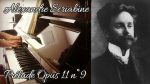 Alexandre Scriabine – Prélude Opus 11 n°9 – Piano [Pascal Mencarelli]
