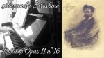 Alexandre Scriabine – Prélude Opus 11 n°16 – Piano [Pascal Mencarelli]