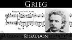 Grieg – Rigaudon (From The Holberg Suite Op. 40) (Sheet) [MX Chan]