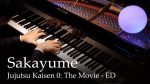 Sakayume – Jujutsu Kaisen 0: The Movie ED [Piano] / King Gnu [Animenz Piano Sheets]