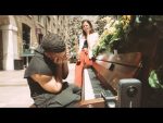 When you bump into a WONDERFUL sax player at a STREET piano | Agape & Clair De Lune – Karim Kamar [Karim Kamar]